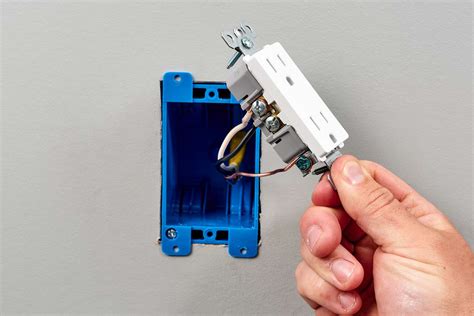 wiring an outlet with metal box|installing electrical outlet receptacle.